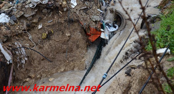 גשמי ברכה בכרמל :סרטון ותמונות